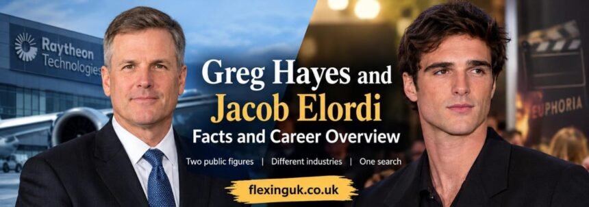 Greg Hayes and Jacob Elordi