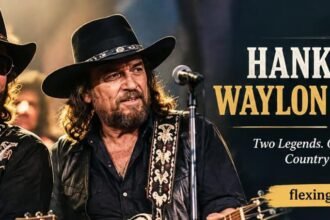 Hank Jr and Waylon Jennings