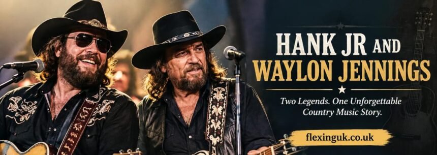 Hank Jr and Waylon Jennings
