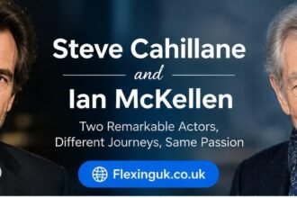 Steve Cahillane and Ian Mckellen