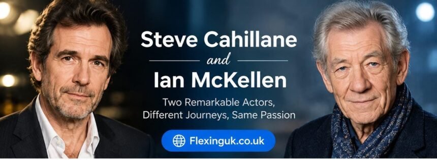 Steve Cahillane and Ian Mckellen