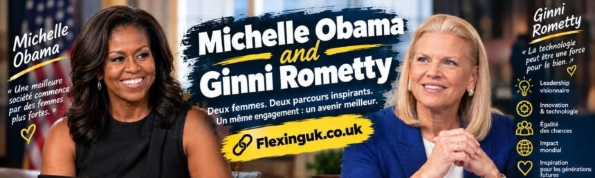 Michelle Obama and Ginni Rometty